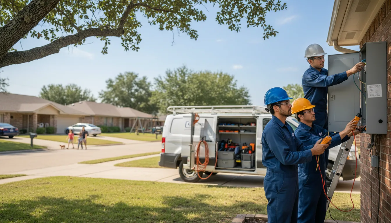 Certified electrician providing emergency electrical services in West Point, NE